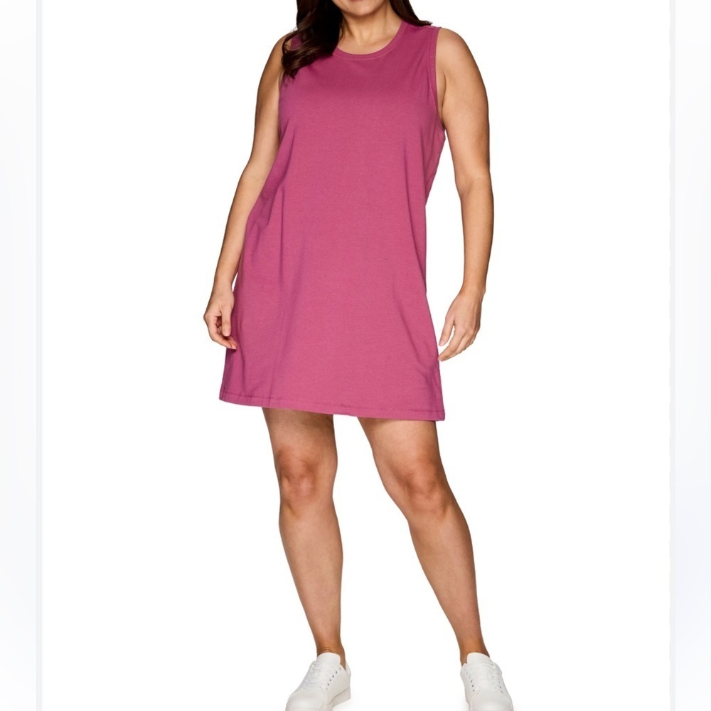 RBX Active Women's Cotton Blend Swing Tank Dress Size L